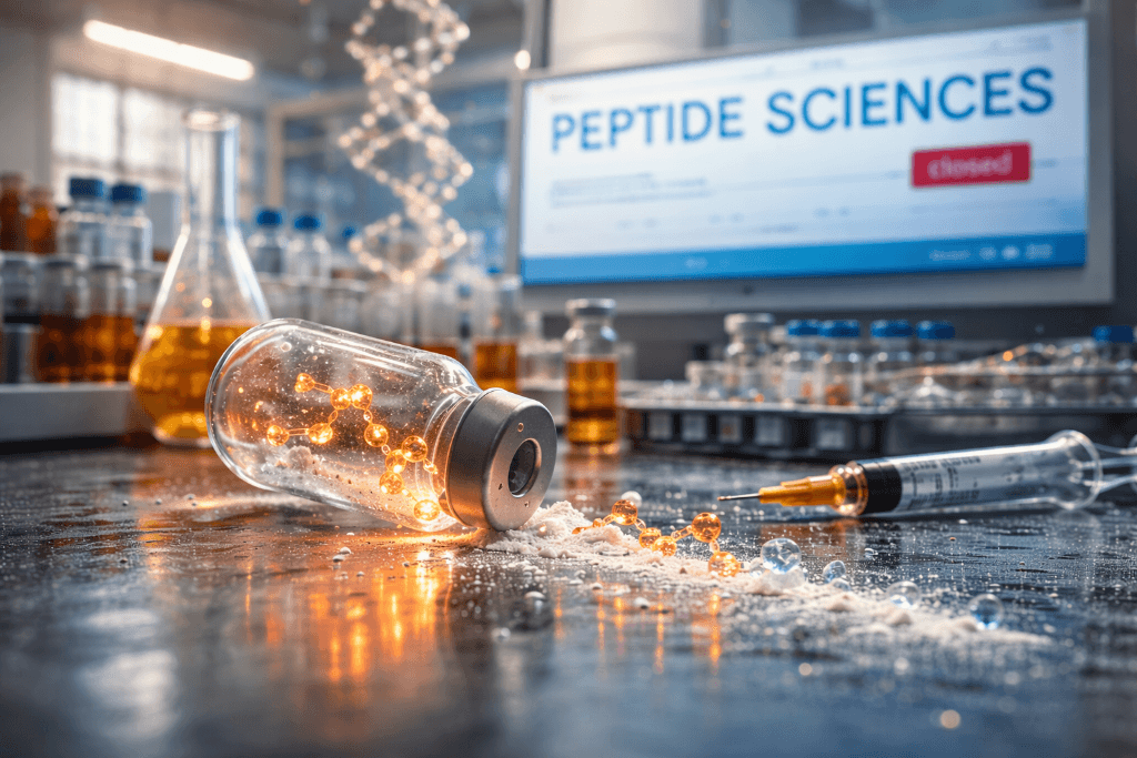 Peptide Sciences Shutdown: What It Means for the Research Peptide Industry